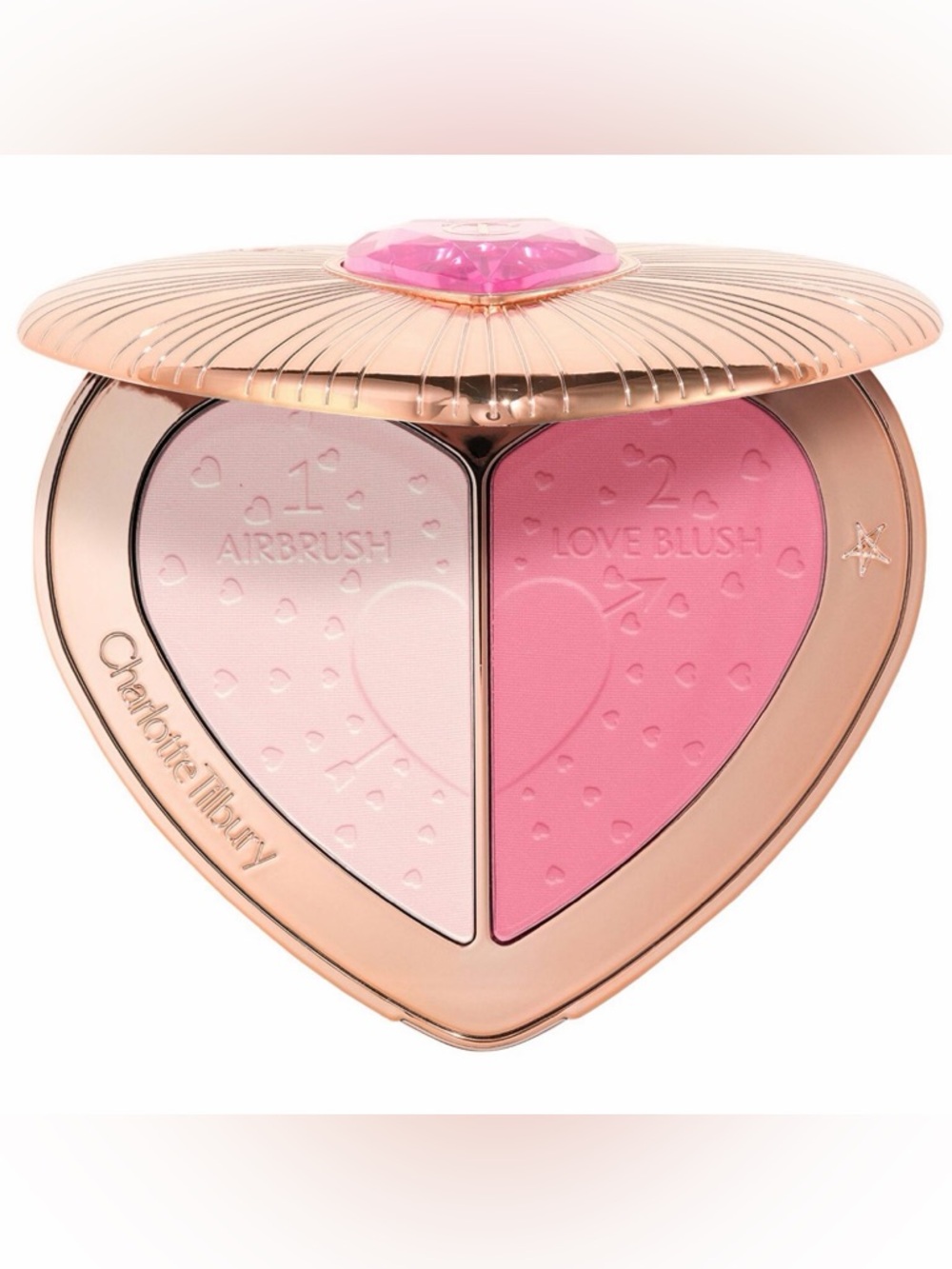 CHARLOTTE’S BEAUTY SOULMATES FACE PALETTE w/AIRBRUSH POWDER+BLUSH DUO LtdEd NIB!